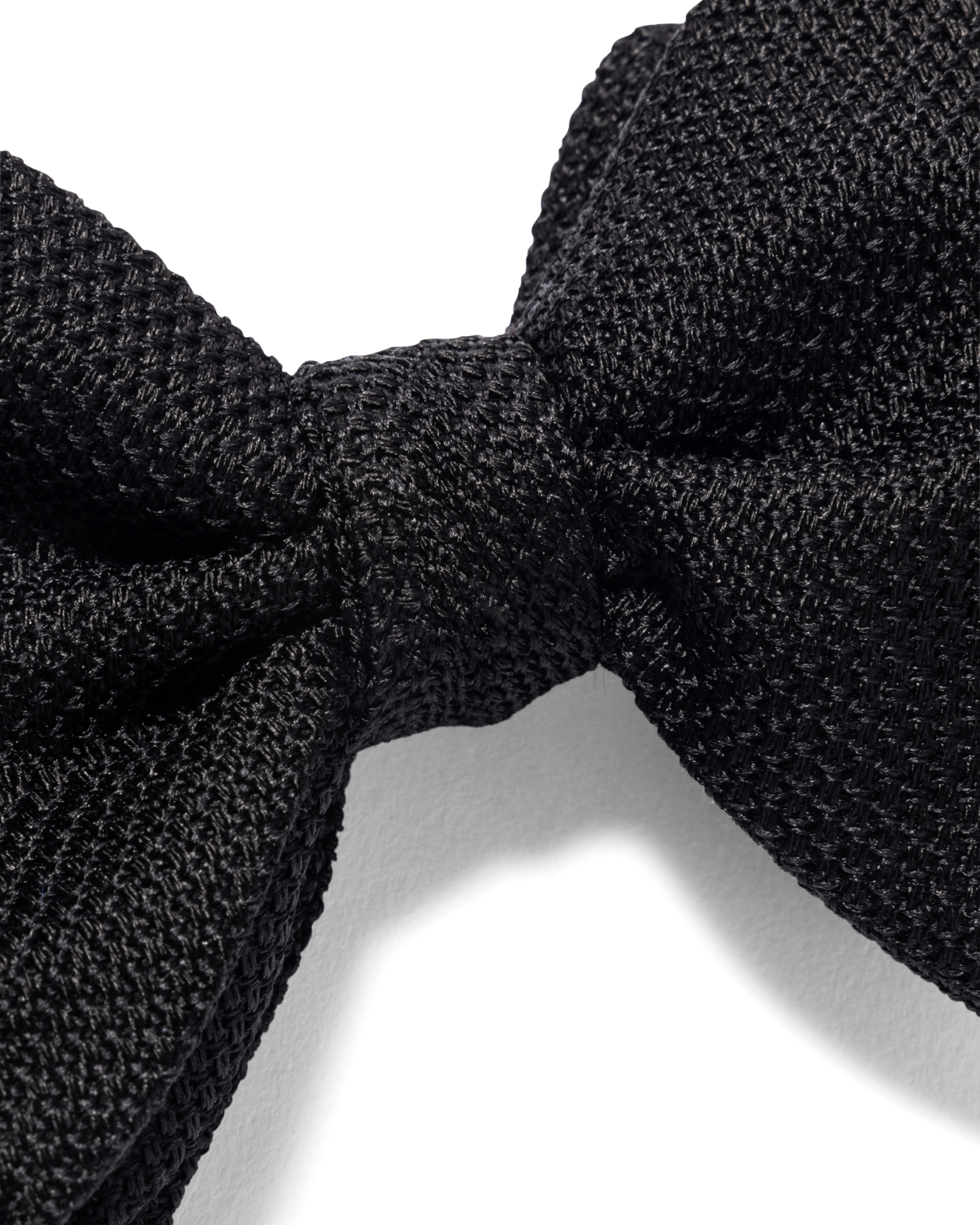 Classic Silk Piké Bow Tie Black