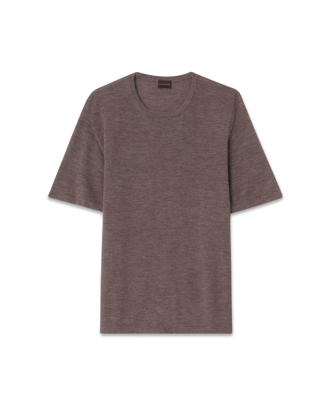Cashmere Silk T-Shirt Brown