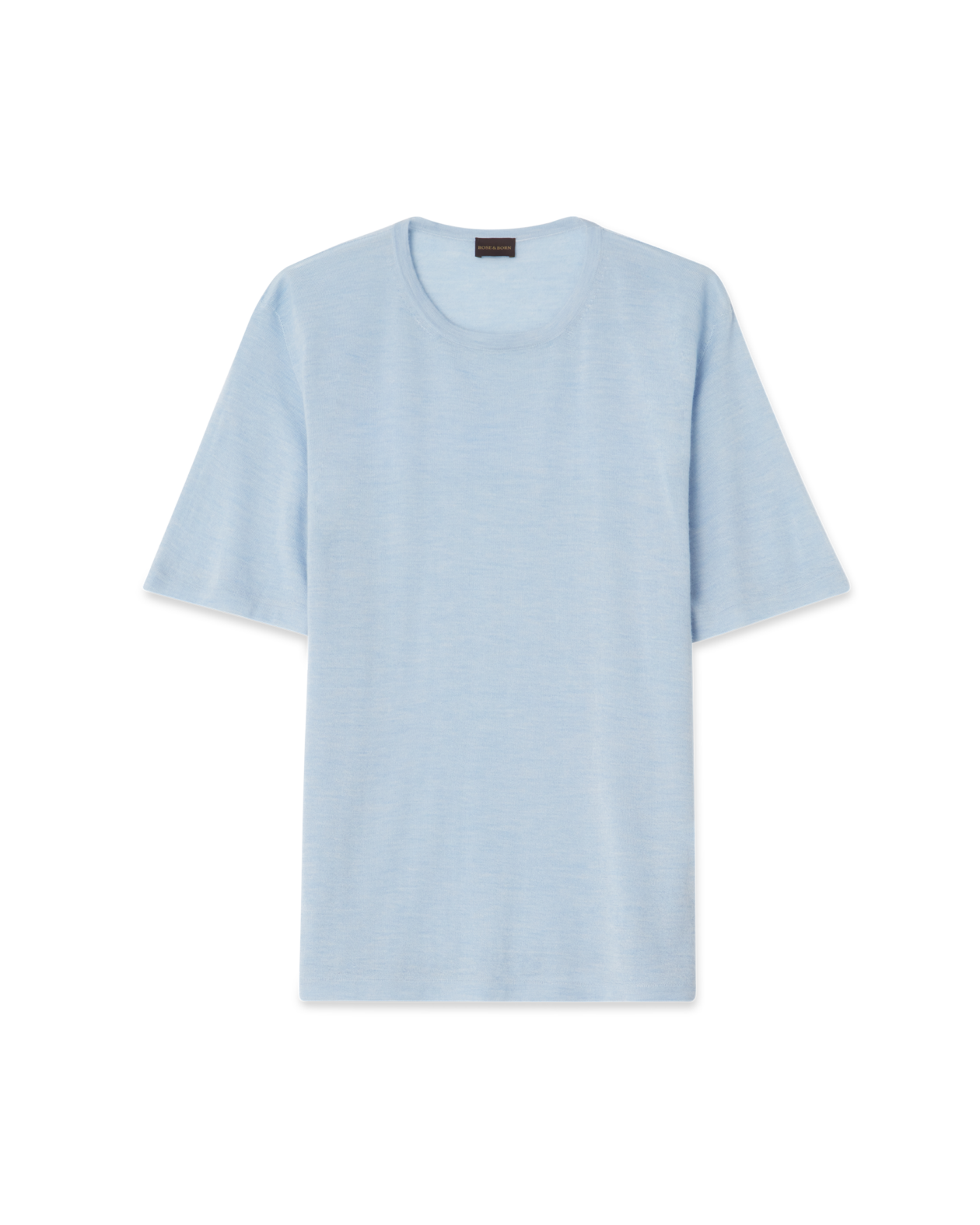 T-Shirt Kashmir Silke Ljusblå