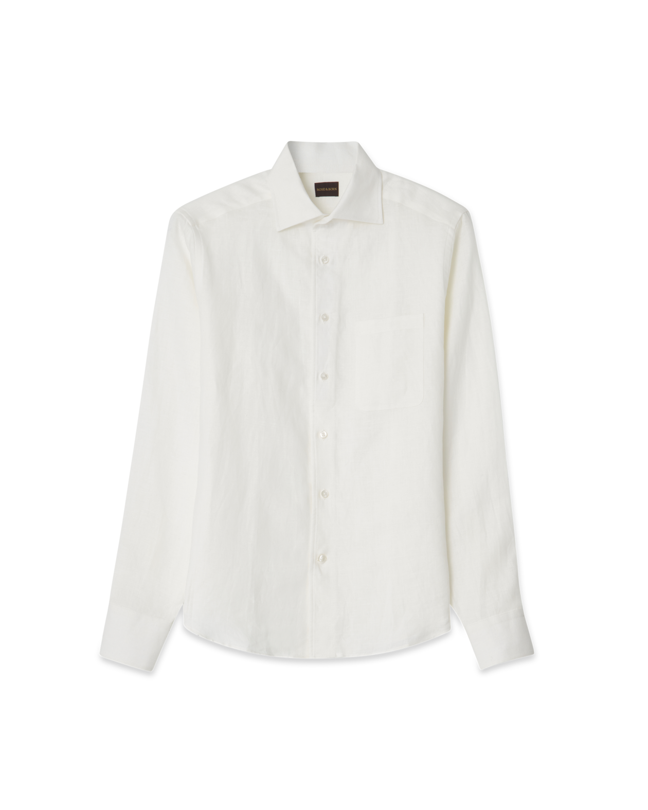 Linen One-Piece Shirt White