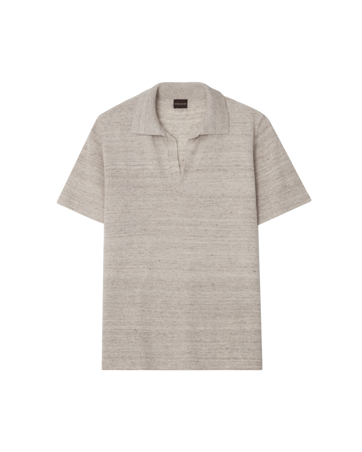 Capri Linen Blend Polo Shirt Sand