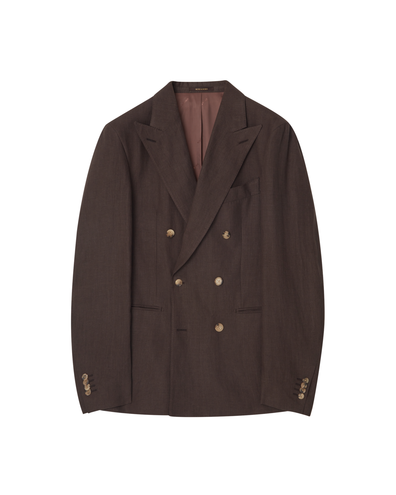Linen Suit Brown