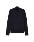 Cashmere Half-Zip Sweater Navy