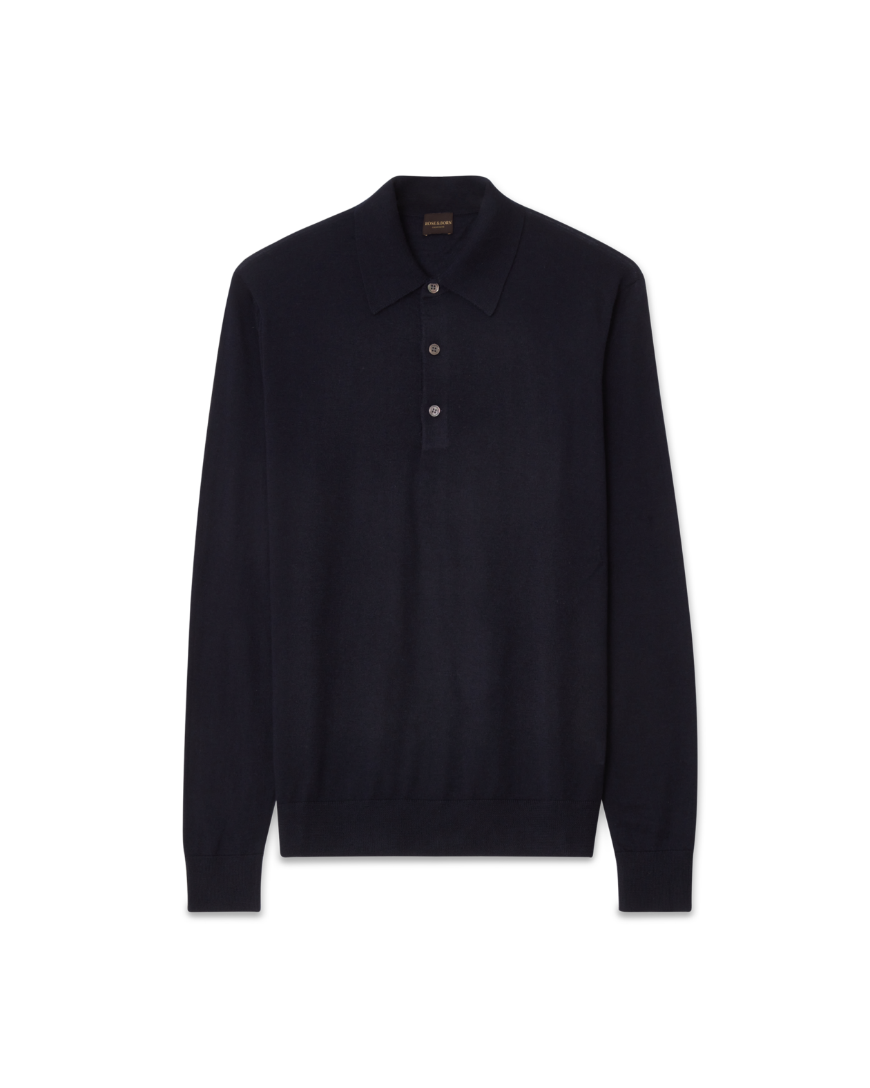Poloneck Cashmere Sweater Navy