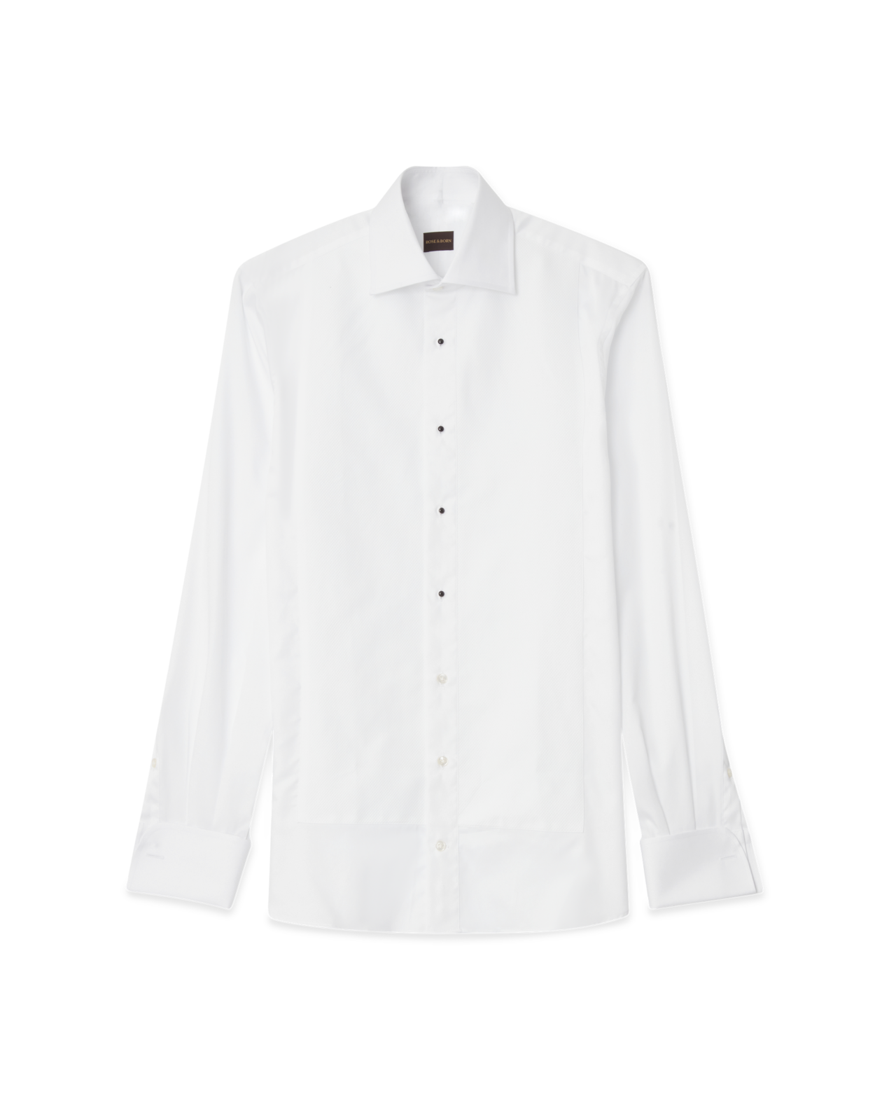 Pique Tuxedo Shirt White